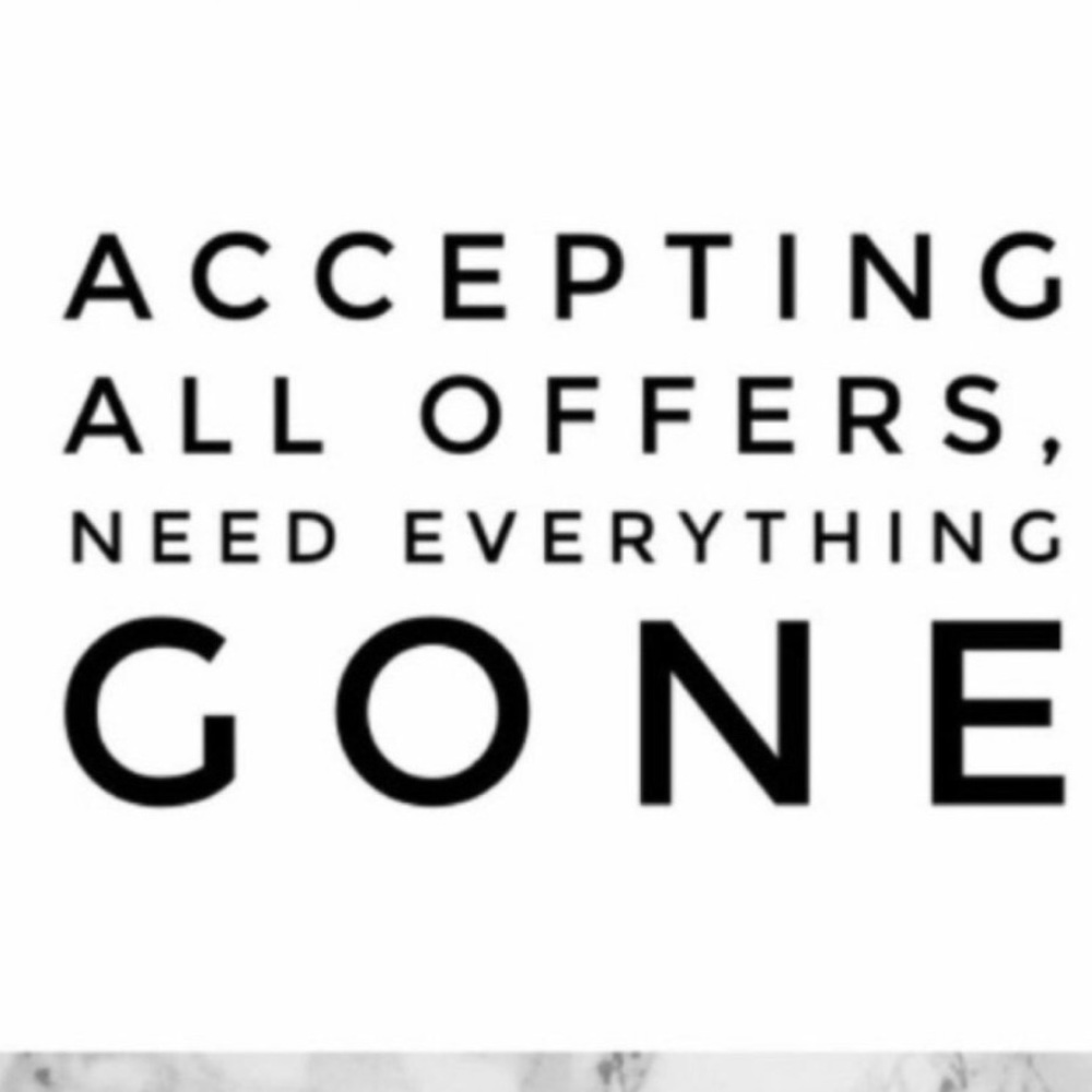 Accepting reasonable offers 😊